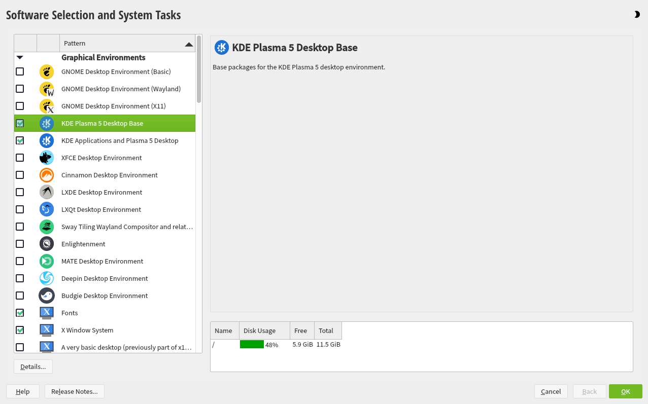 Software Selection and System Tasks