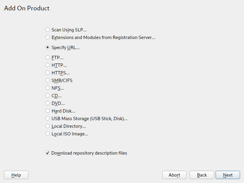 Adding a software repository